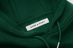 Logo Mockup Label Tag Hoodie