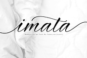 Imata Script, a Script Font by FadeLine Studio (Thumbnail 1 of 6)