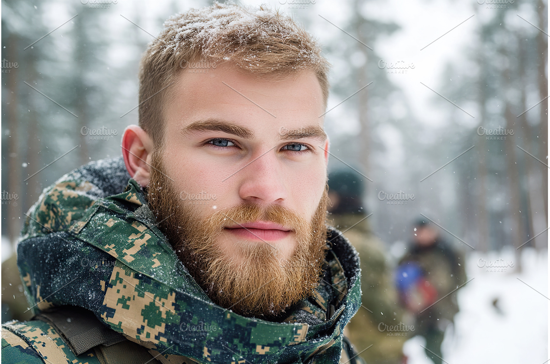 Close up Portrait of Bearded Man in, a Person Photo by Lermont51