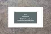 Moderno Info Signs for Airbnb Hosts, a Templates & Theme by Kin Studio (Thumbnail 5 of 8)