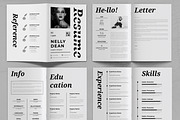 Resume Booklet Design Layout, a Stationery Template by ContestDesign (Thumbnail 2 of 3)