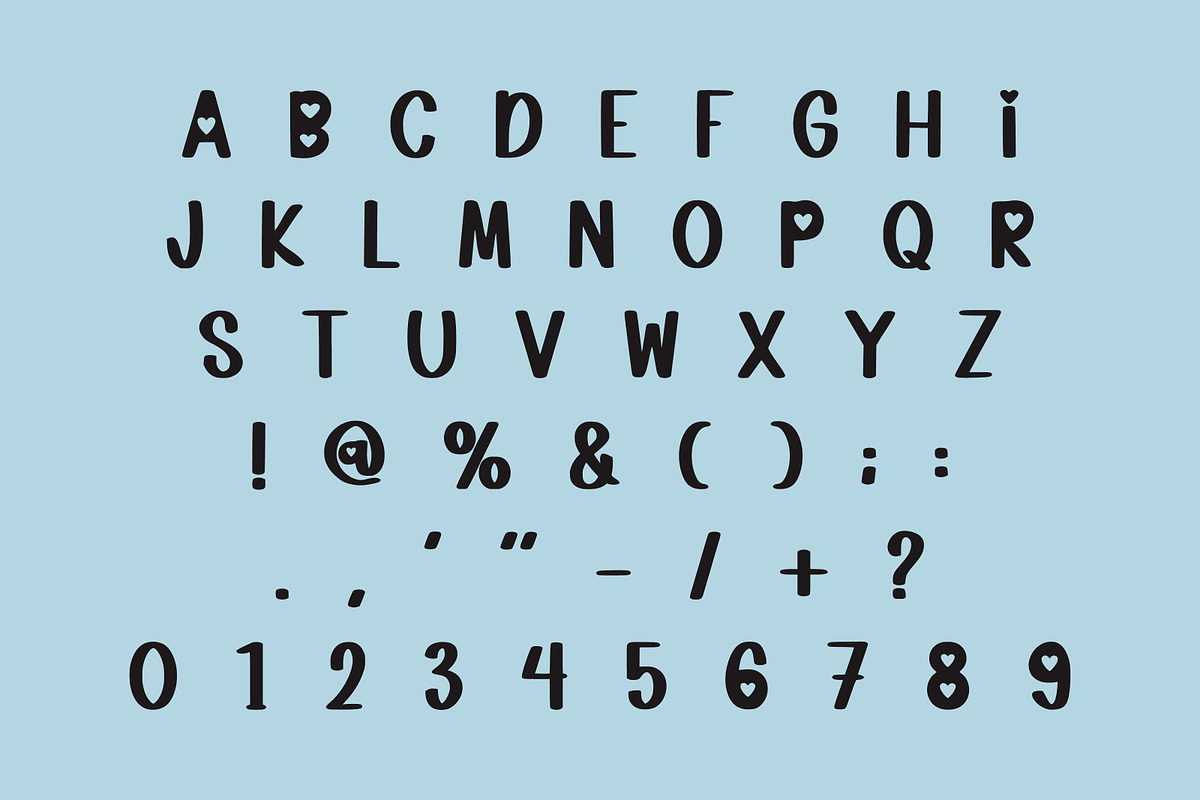 Trust Beloved – Cute & Cheerful Font, a Sans Serif Font by Limited.studio (Photo 6 of 6)