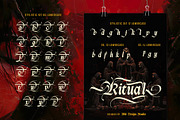 Micky Rinse Typeface, a Blackletter Font by alit design (Thumbnail 17 of 20)