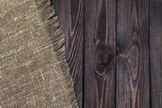 Rustic burlap on a wooden table, a Texture Graphic by Max Lashcheuski (Thumbnail 6 of 12)