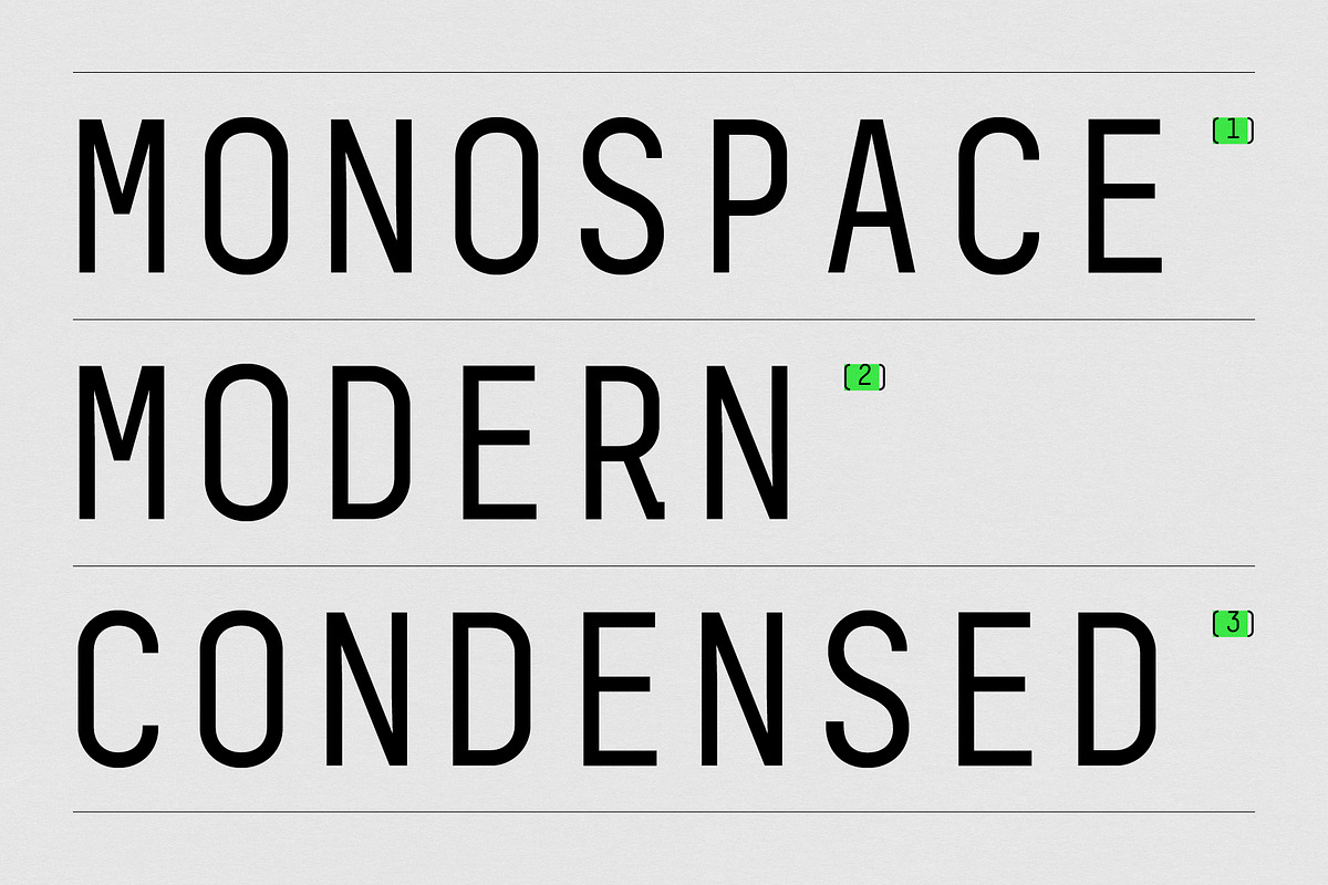 Mono Blaze, a Sans Serif Font by graphicook (Photo 2 of 10)