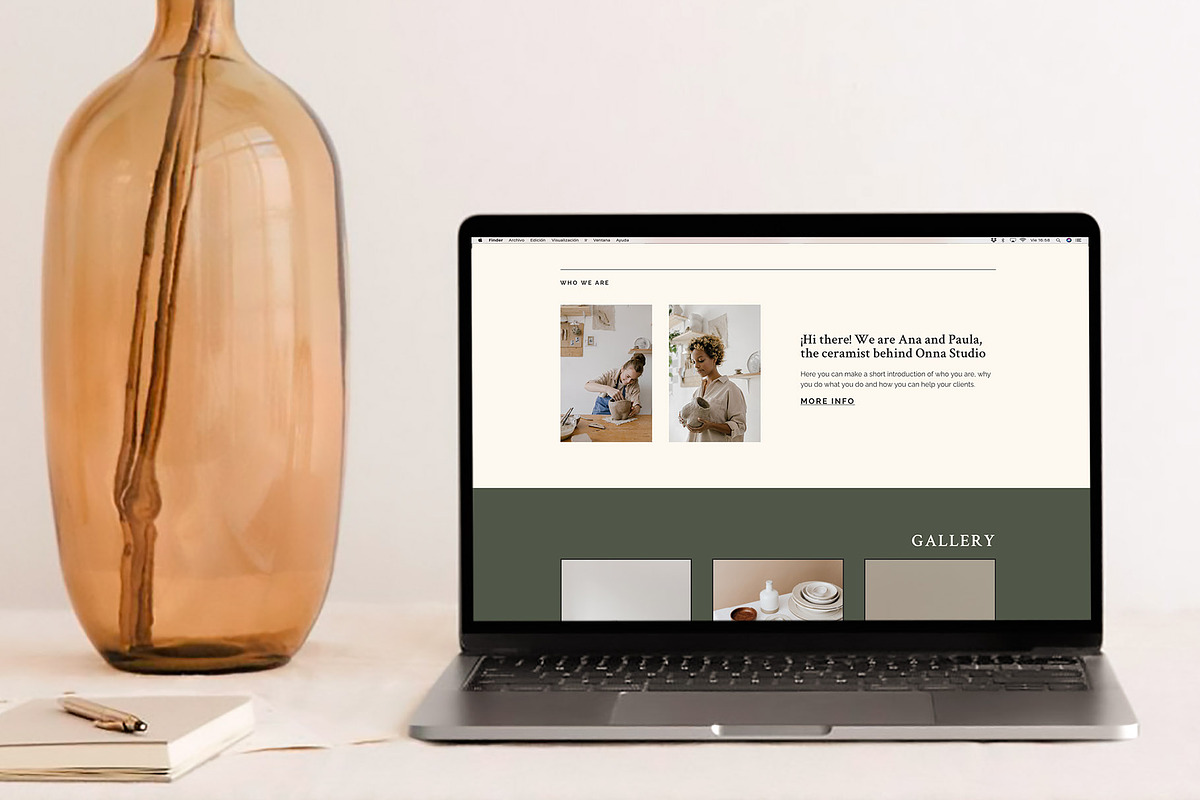 Home Page Elementor Template WP, a WordPress Template by Eva Cogollos Studio (Photo 2 of 6)