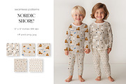 Nordic Shore – Patterns Collection, a Pattern Graphic by PROTEA Watercolor Studio (Thumbnail 8 of 10)