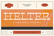 Helter Slab, a Serif Font by Dora Typefoundry (Thumbnail 1 of 13)