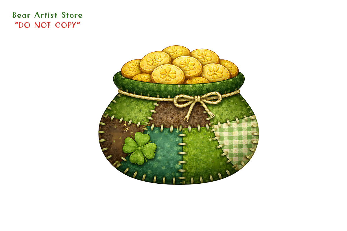 St. Patrick’s Day Patch Work PNG, an Illustration by GlitterCraft (Photo 27 of 101)