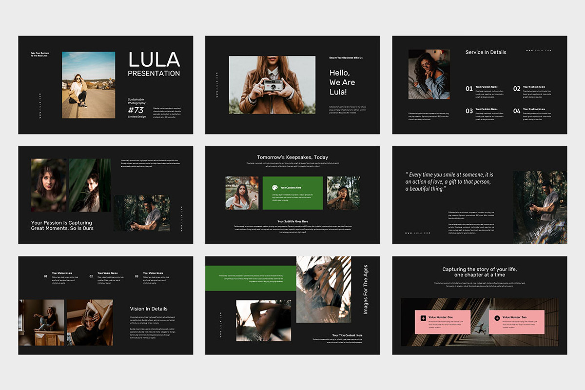 Lula : Photography Powerpoint, a Presentation Template by Punkl Camp (Photo 6 of 9)