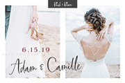 Blush & Bloom Signature Type, a Script Font by Callie Rian & Co. (Thumbnail 7 of 19)