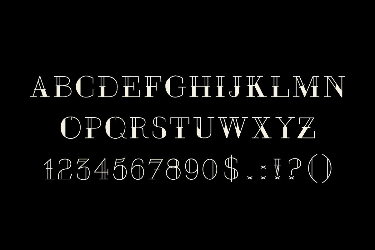 JUSTUS Regular & Condensed preview 3