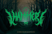 Northen (Deathcore), a Blackletter Font by Rvq Type Foundry (Thumbnail 2 of 7)