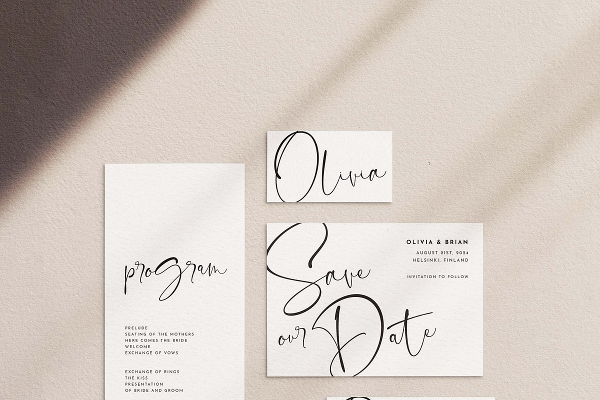 MODERN LUXURY WEDDING | 50 cards, an Invitation Template by Crocus Paperi (Photo 7 of 11)