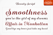Beauty Script, a Script Font by Corradine Fonts (Thumbnail 2 of 5)