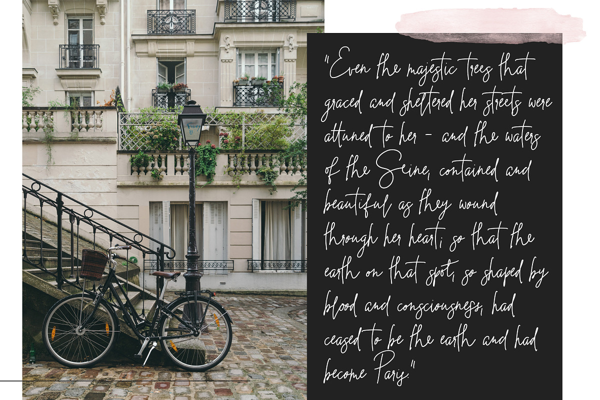 Blvd. St. Germain Signature Script, a Script Font by Kreanille Design (Photo 6 of 14)
