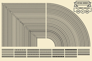 Vintage Borders Pattern Brushes 7