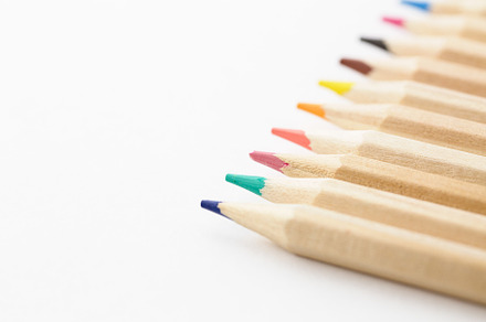 Stock Photo - Colored Pencils #04, an Arts & Entertainment Photo by Savvy Stock Shop