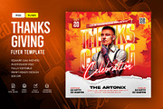 Thanksgiving Day Flyer, a Flyer Template by Artonix (Thumbnail 1 of 3)