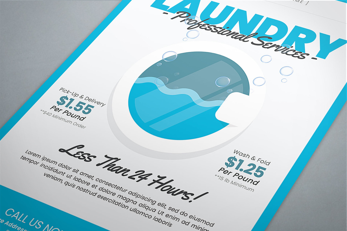 Laundry Service, a Marketing Template by Graphr (Photo 2 of 3)