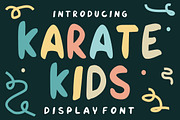 Karate Kids, a Handwritten Font by Fourteen Letter (Thumbnail 1 of 7)