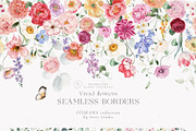 Florama Watercolor Floral Summer Set, a Decorative Illustration by Veris Studio (Thumbnail 19 of 23)