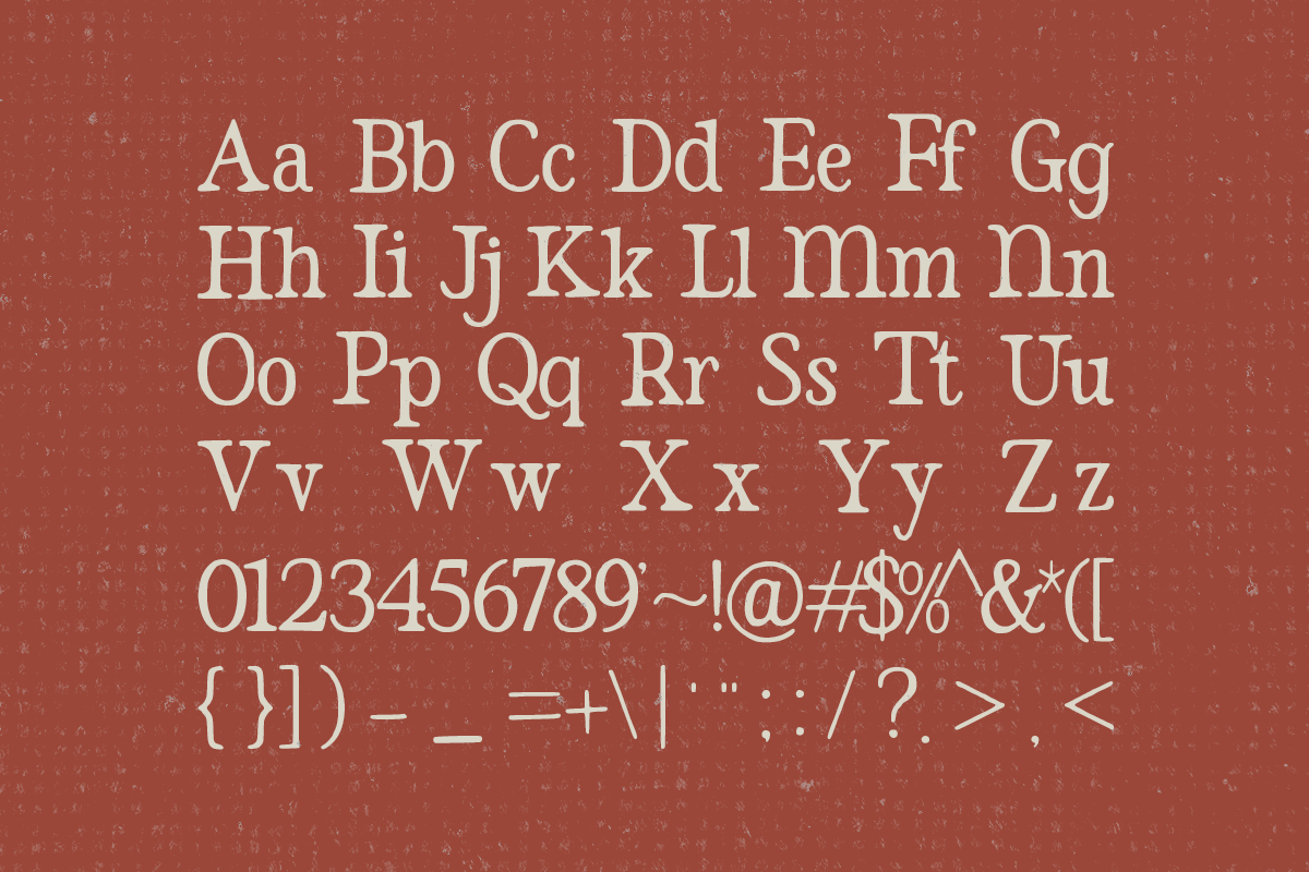 Alcemo - Hand-Drawn Vintage Serif, a Serif Font by Pandeka Studio (Photo 9 of 9)