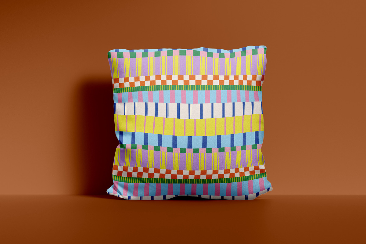 Colorful Stripes Pattern, a Pattern Graphic by Neermana (Photo 2 of 5)