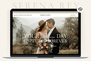 Squarespace 7.1 Template Serena Rey, a Squarespace Template by thrivedigitally (Thumbnail 1 of 9)