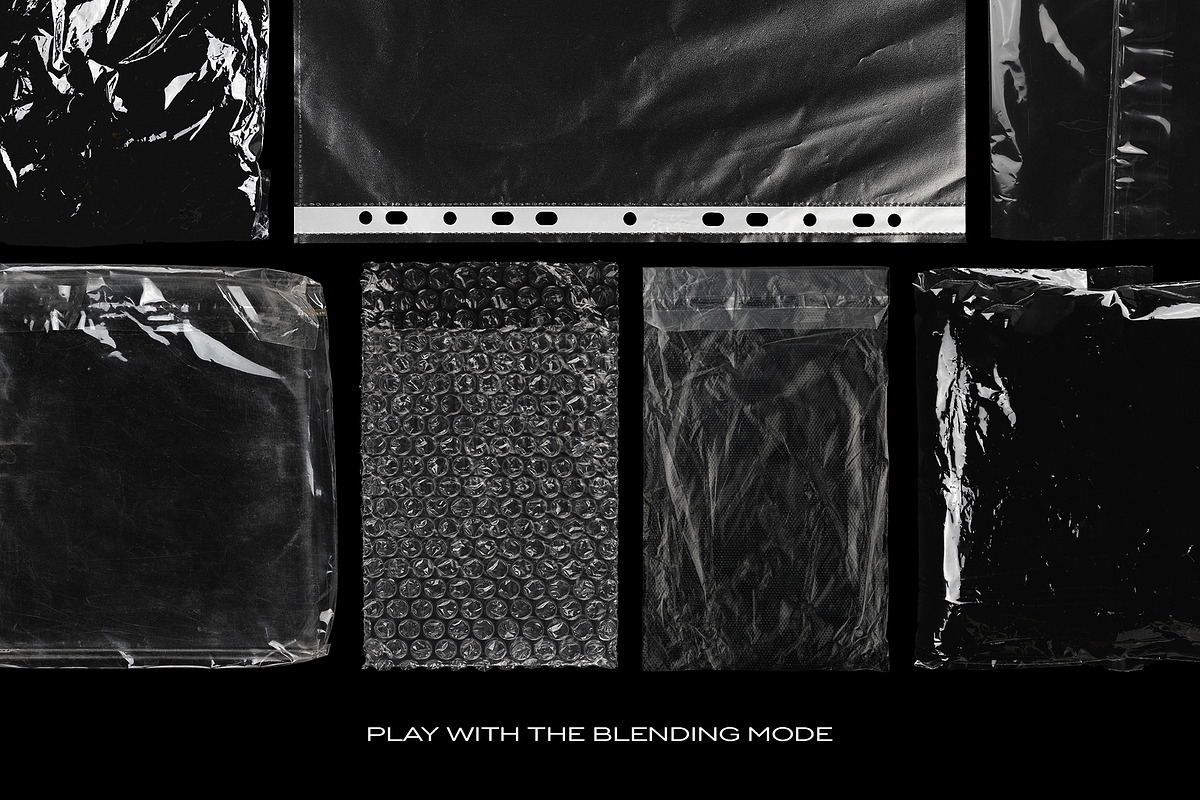 Plastic Bags Texture Branding Bundle, a Texture Graphic by PrintPixel (Photo 11 of 36)