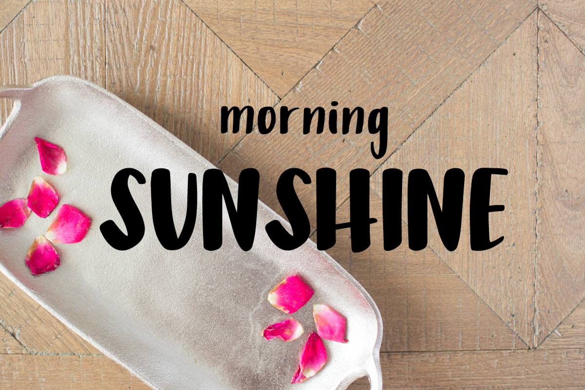 Rosey Posey Brush Font preview 6