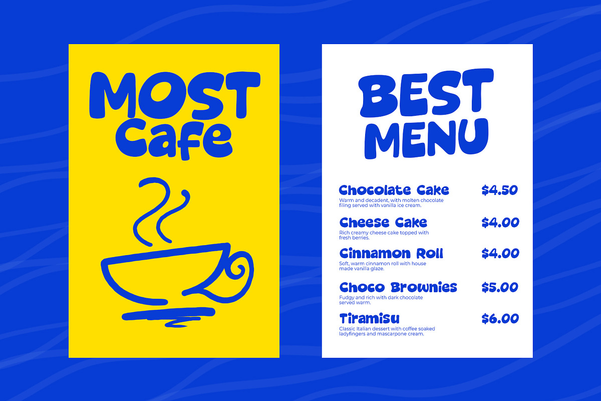 Trend Bold - Cozy & Display Font, a Handwritten Font by khurasan (Photo 4 of 6)