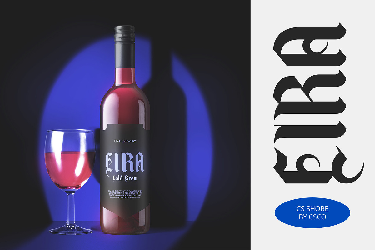 CS Shore – Gothic Font, a Blackletter Font by Craft Supply Co. (Photo 4 of 8)