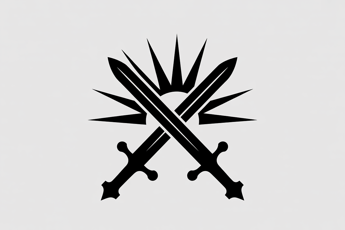 two celestial swords crossed, an Illustration by Amazin_art (Photo 6 of 16)