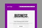 Business Newsletter Wireframe, a Wireframe Template by MightyDesign (Thumbnail 2 of 9)