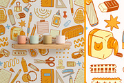Back to School clipart patterns, an Education Illustration by Carpet Tapete Pretzel (Thumbnail 6 of 18)