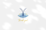 Folk Moths - patterns and elements, a Pattern Graphic by Inna Moreva (Thumbnail 8 of 8)