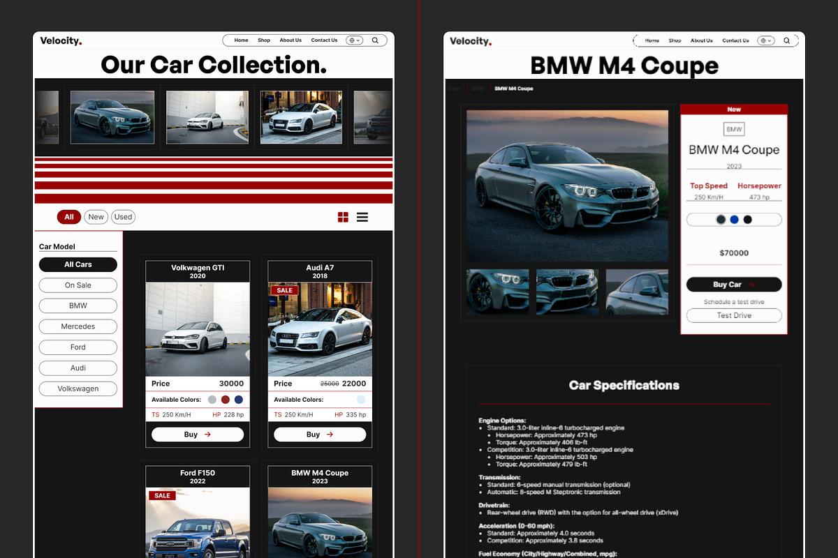 Velocity - Framer Ecommerce Template, a Landing Page Template by THdesign (Photo 3 of 4)