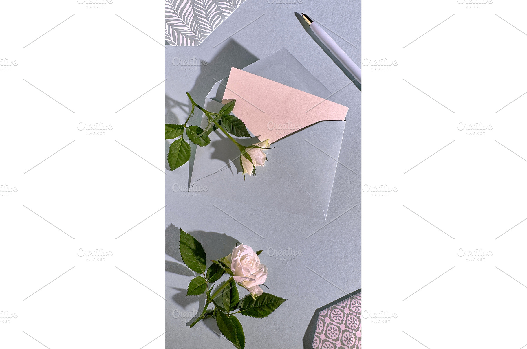 Elegant flat lay composition with, a Photo by tilialucida
