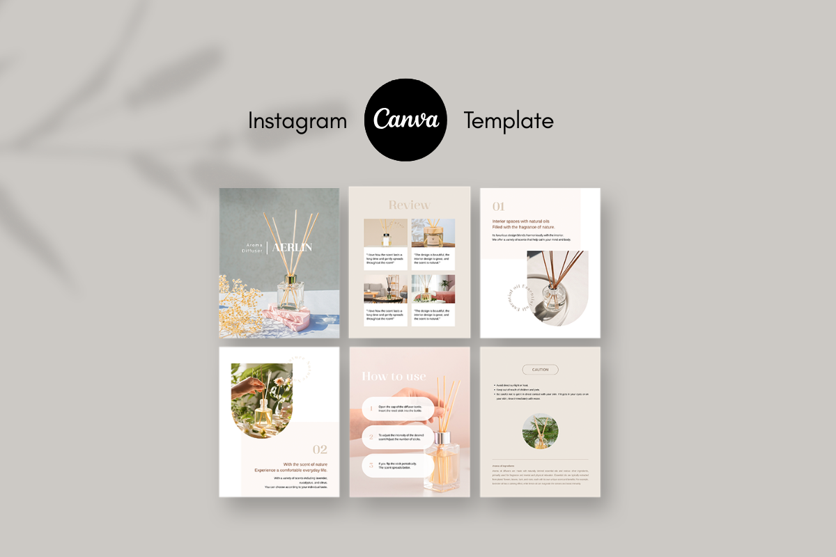 Home Fragrance Instagram Templates, a Social Media Template by batang (Photo 3 of 5)