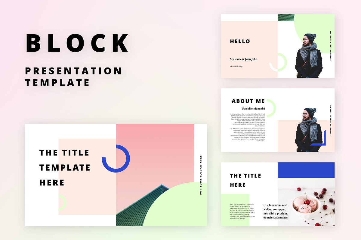 Block Google Slides - 2 Color Themes, a Presentation Template by chio.design - Khalay Chio (Photo 2 of 15)