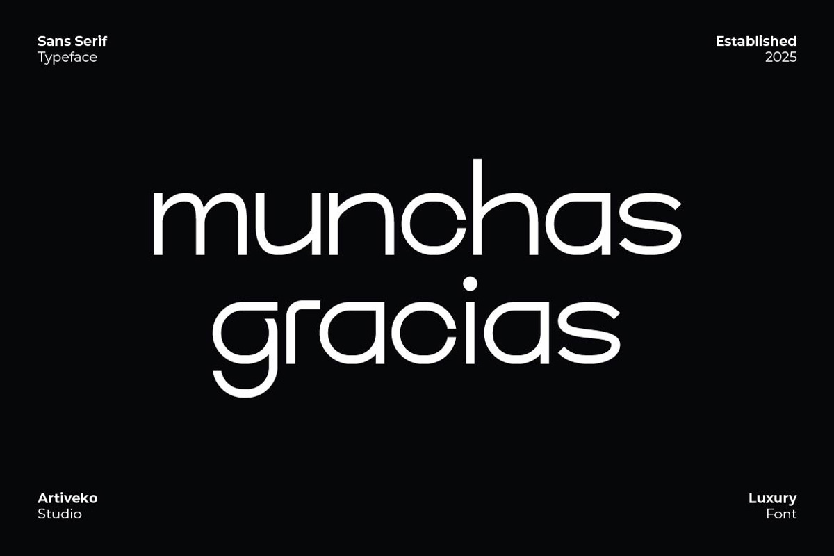 Guorta Minimalist Sans Serif Font, a Sans Serif Font by Artiveko (Photo 8 of 8)