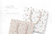 Cute Strawberry and Bunny Pattern, a Pattern Graphic by bhldesigns (Thumbnail 3 of 4)