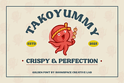 Golden Fat Elegant Modern Retro Font, a Serif Font by roomspace creative lab (Thumbnail 7 of 11)