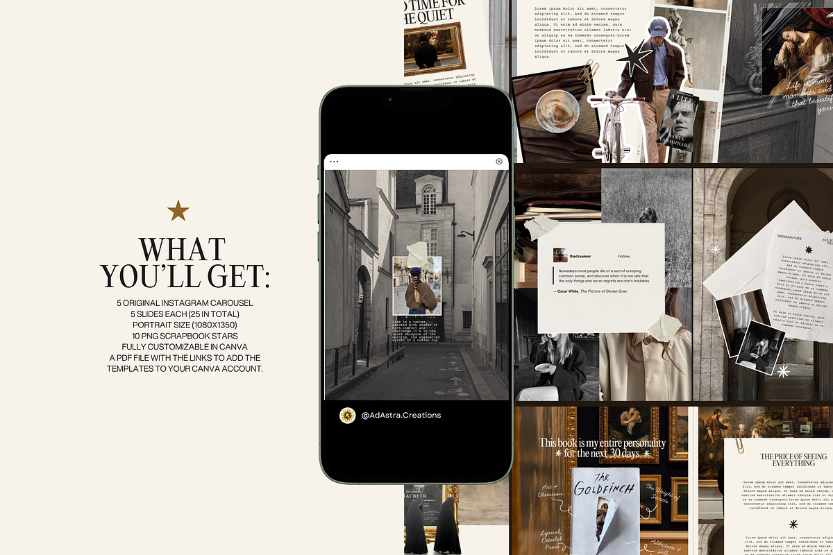 THE JOURNAL | 5 Instagram Carousels, a Social Media Template by Ad Astra Creations (Photo 5 of 6)