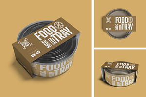 Food Tray Mockup