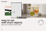 4x5 Leaning Chair Frame Mockup, a Household Mockup by mockupize (Thumbnail 3 of 7)