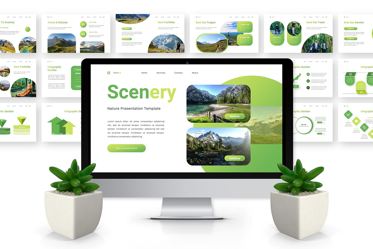 Scenery - Nature Google Slide preview 2