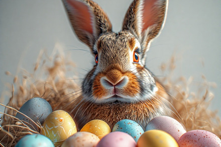 Pastel Eggs Easter Bunny image, a Holiday Photo by ComfortQ