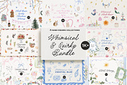 1,000+ Hand-Drawn Whimsical Bundle, a Decorative Illustration by Lana Elanor (Thumbnail 1 of 9)